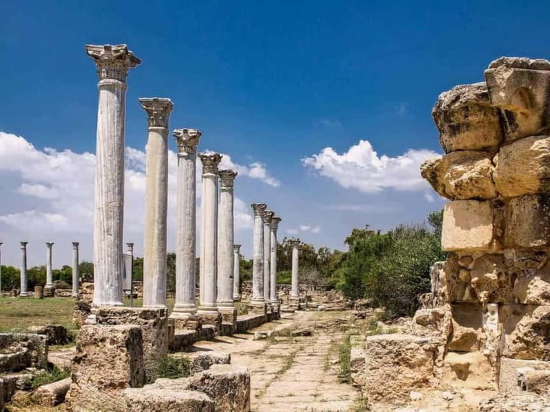 Paphos: Famagusta, Salamis & Varosha Full-Day Tour - Salamis ruins: Roman baths and the amphitheater plan your route