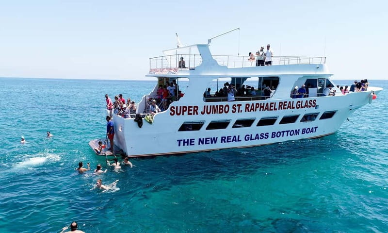 Paphos: Glass Bottom Boat Trip with Swimming or Snorkeling - Getting Oriented at Paphos Harbor and Finding the Super Jumbo Boat