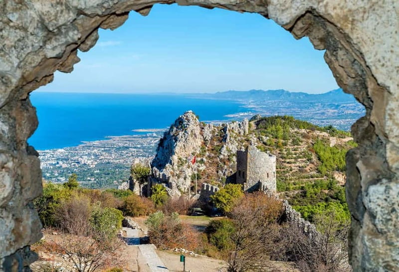 Paphos: Kyrenia, St. Hilarion Castle & Bellapais Abbey Tour - Crossing the Green Line: Passport Rules and What to Expect