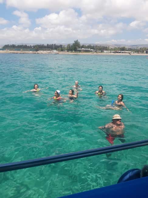 Paphos: The Yellow Glass-Bottom Boat Cruise Swim & Snorkel - Bring-your-own checklist for an easy swim stop