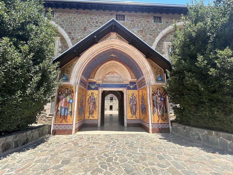PAPHOS: Troodos Mountains "Monasteries & Villages" by coach - How the day runs: Pafos Forest to Omodos in about 8 hours