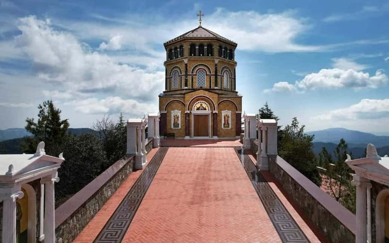 PAPHOS: Troodos Mountains "Monasteries & Villages" by coach - Kykkos Monastery: the biggest Cyprus monastery, guided and golden