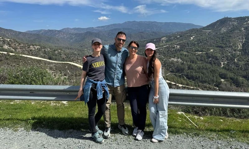 Paphos - Troodos mountains: To the highest peaks. - Omodos stone lanes, then Aphrodite’s Rock to close the circle