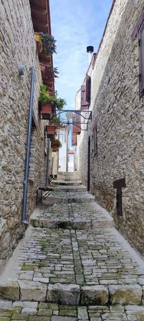 Paphos: Troodos Mountains Villages Tour with Wine Tasting - Omodos village, narrow stone lanes and the traditional lunch moment