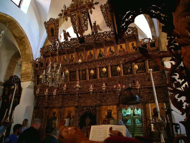 Paphos: Troodos, Omodos & Kykkos Monastery Full-Day Tour - Kykkos Monastery: frescoes and the Virgin Mary icon