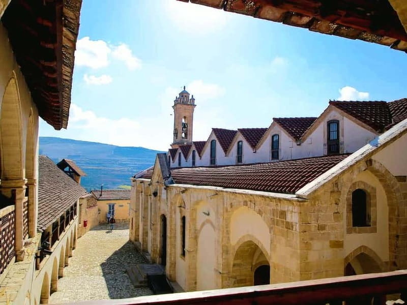 Paphos: Troodos, Omodos & Kykkos Monastery Full-Day Tour - Lambouri Winery wine tasting, Commandaria and Zivania