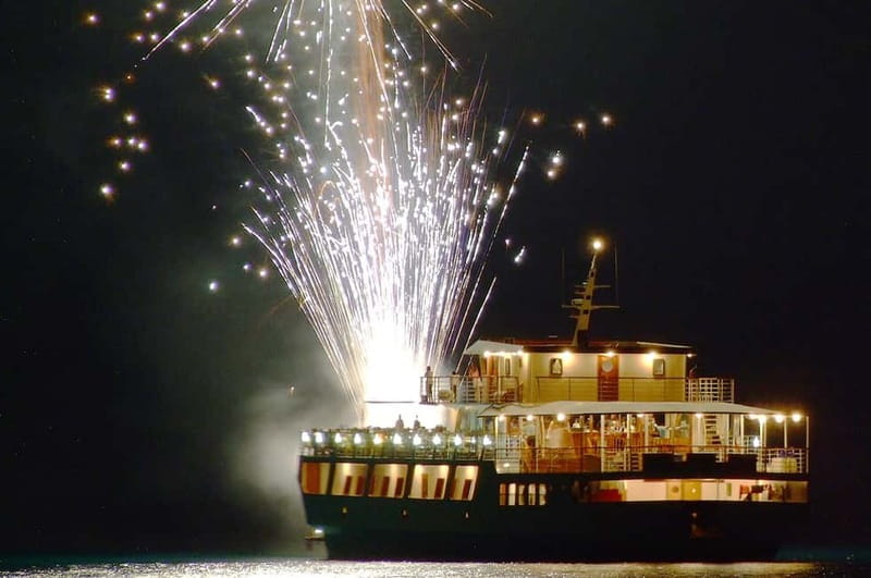 Paphos: Wave Dancer Fireworks, Buffet Dinner & Show Cruise - A Paphos Fireworks Cruise Built Like a Night Out