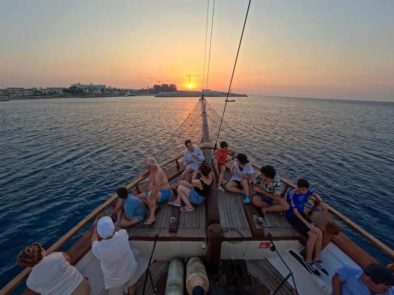 Pernera: Golden Hour Sunset Cruise - Konnos Beach Swim and Snorkeling: Clear Water and Turtle Magic