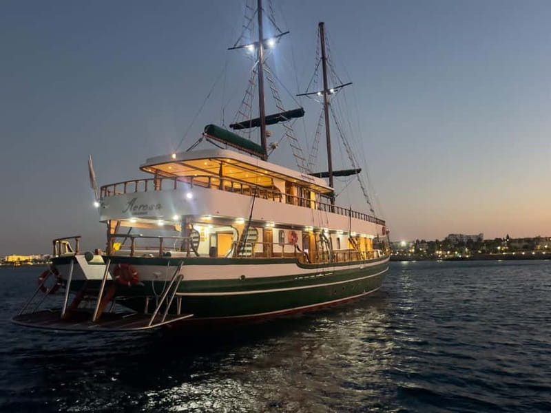 Pernera: Golden Hour Sunset Cruise - Onboard Perks: Wine, Beer, Cocktails, WiFi, and Sunbeds