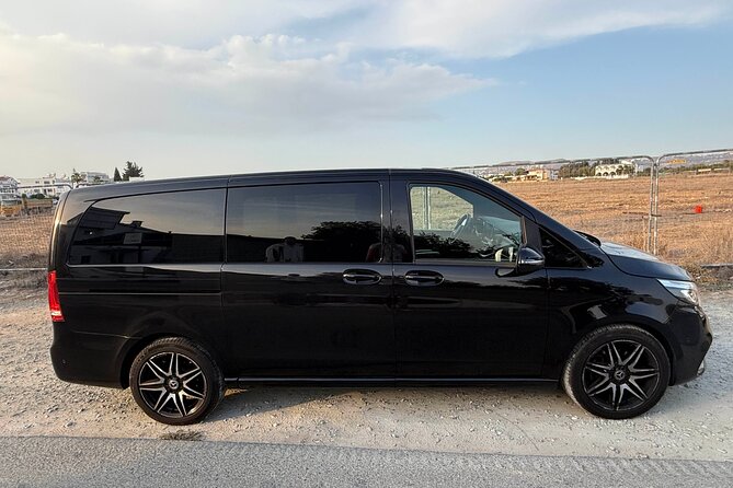 Private Transfer from Paphos Airport to Limassol City - A Mercedes V-Class where privacy is the whole point