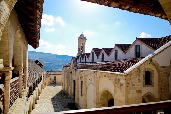 Private Troodos, Kykkos & Aphrodite's Birthplace from Limassol - Omodos and Timios Stavros Monastery: the slow mountain village moment