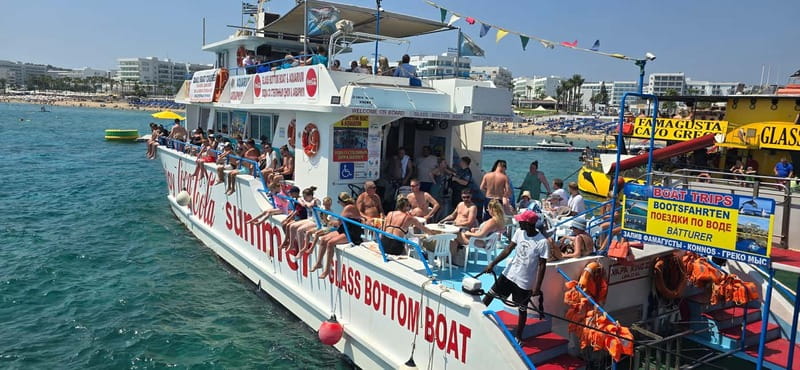 Protaras: Famagusta, Blue Lagoon and Turtle Cove Boat Trip - Quick Stops Along The Coast, Plus The Sea Cave Pass-By
