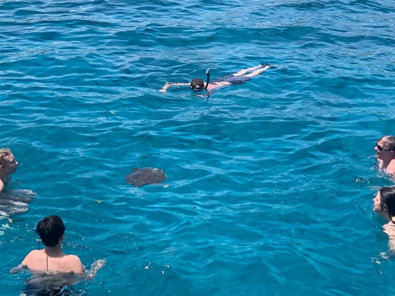 Protaras: Luxury Yacht Cruise with slide, BBQ Lunch & Drink - Cape Greco photo moments: Agioi Anargyri, Lovers Bridge, Sancta Maria Shrine