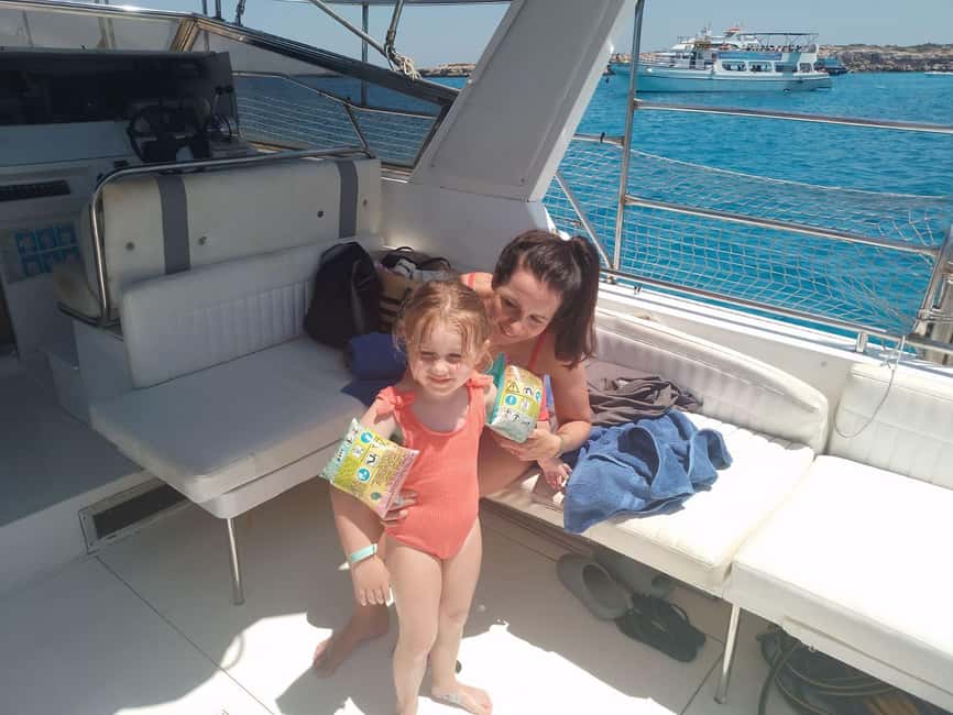 Protaras: Private Boat Tour with Fishing - Cruise route highlights: Blue Lagoon, Turtle Beach, and the coast toward Protaras