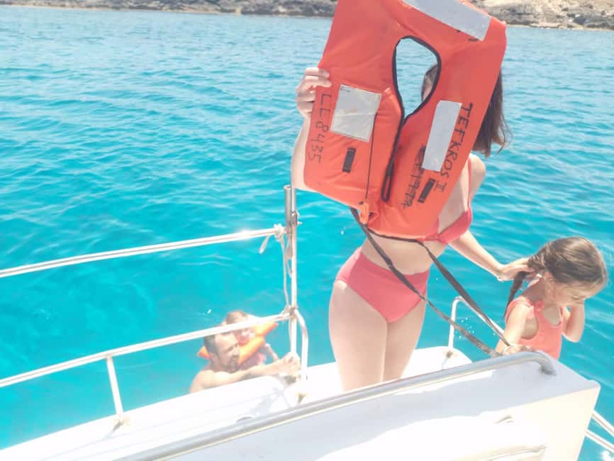 Protaras: Private Boat Tour with Fishing - Fishing time: snacks on deck and patient help casting lines