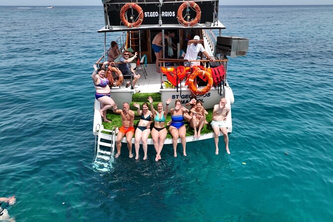 Protaras: -PRIVATE CRUISE CHARTER - up to 60 people - Konnou Bay views and the sea-to-sea view of Famagusta and Varosha