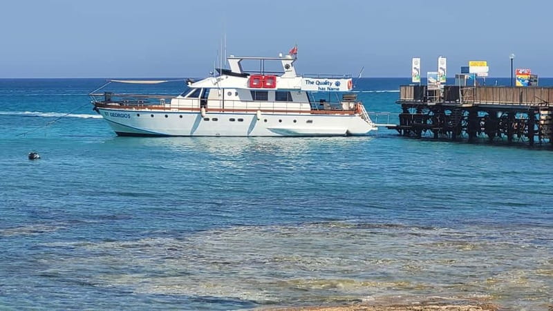 Protaras: Waterworld Turtle Cove Cruise with Swim Stops - Three swim stops total, how to make the most of each one