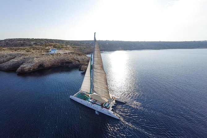Relaxing Adults-only Blue Lagoon Catamaran Trip from Ayia Napa - Stop 1 at Green Bay: Your First Swim Before the Day Feels Like a Checklist