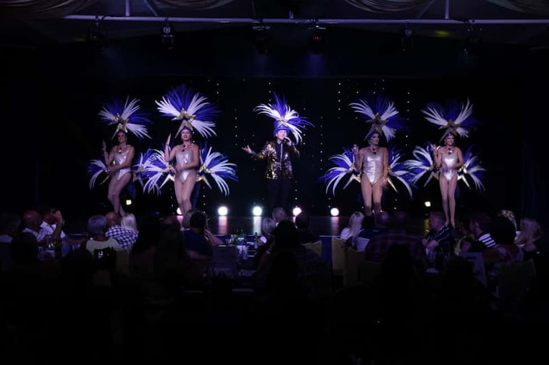 Stardust Variety Show - Dinner Theater: Chicken Meal, Plenty of Hot Food, and Drinks at Your Table