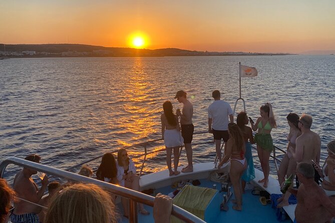 Sunset Boat Trip to Cape Greco and Blue Lagoon - From Protaras pier to Pernera’s fishing harbor