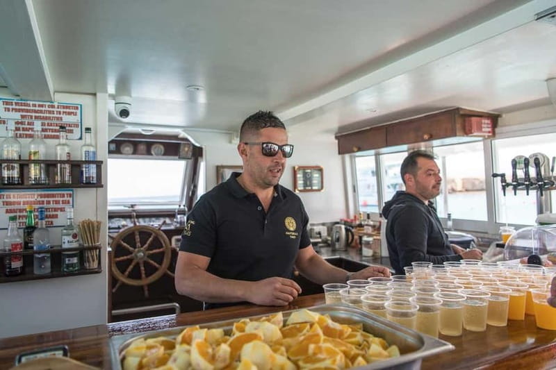 Transfers: Paphos to Latchi, BBQ & Waterslide Cruise - Sunset BBQ, Local Wine, and Fresh Fruit That Actually Helps