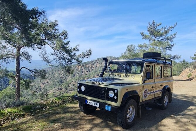 Troodos Mountains Jeep Tour with Wine Tasting - Arminou Dam: drive-by beauty that still counts