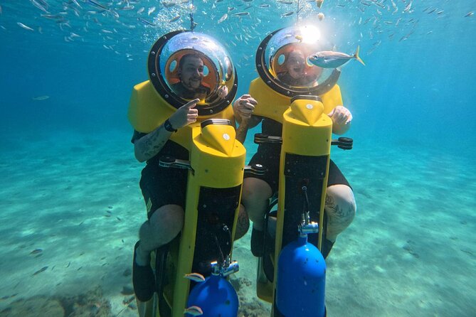 Undersea Scooters - The safety briefing and getting suited up (the part that lowers your nerves)