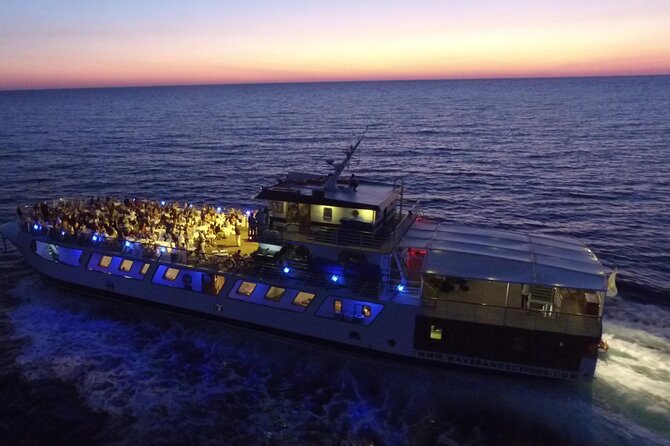 Wave Dancer Fireworks Night Cruise - Cruising along Yeroskipou Bay after dark