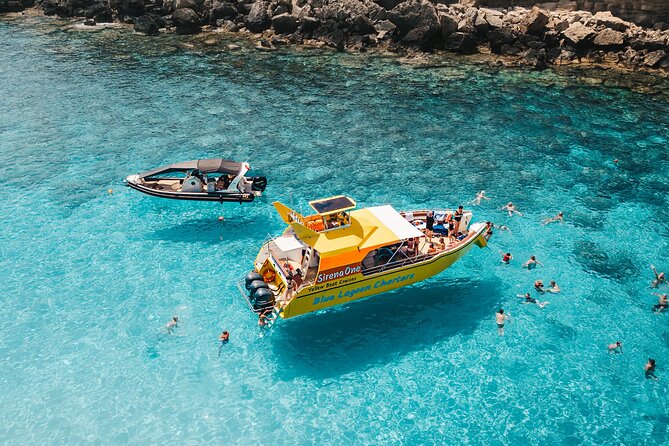 Yellow Boat Cruises: Afternoon Family Blue Lagoon & Turtle Cruise - Getting on board: Protaras Pier and the 1:30 pm start