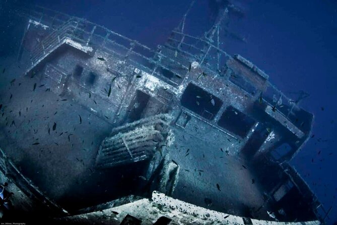 Zenobia Shipwreck Scuba Diving Trip 2x Dives - Second underwater session on the Zenobia: front half, key interiors, and life boats